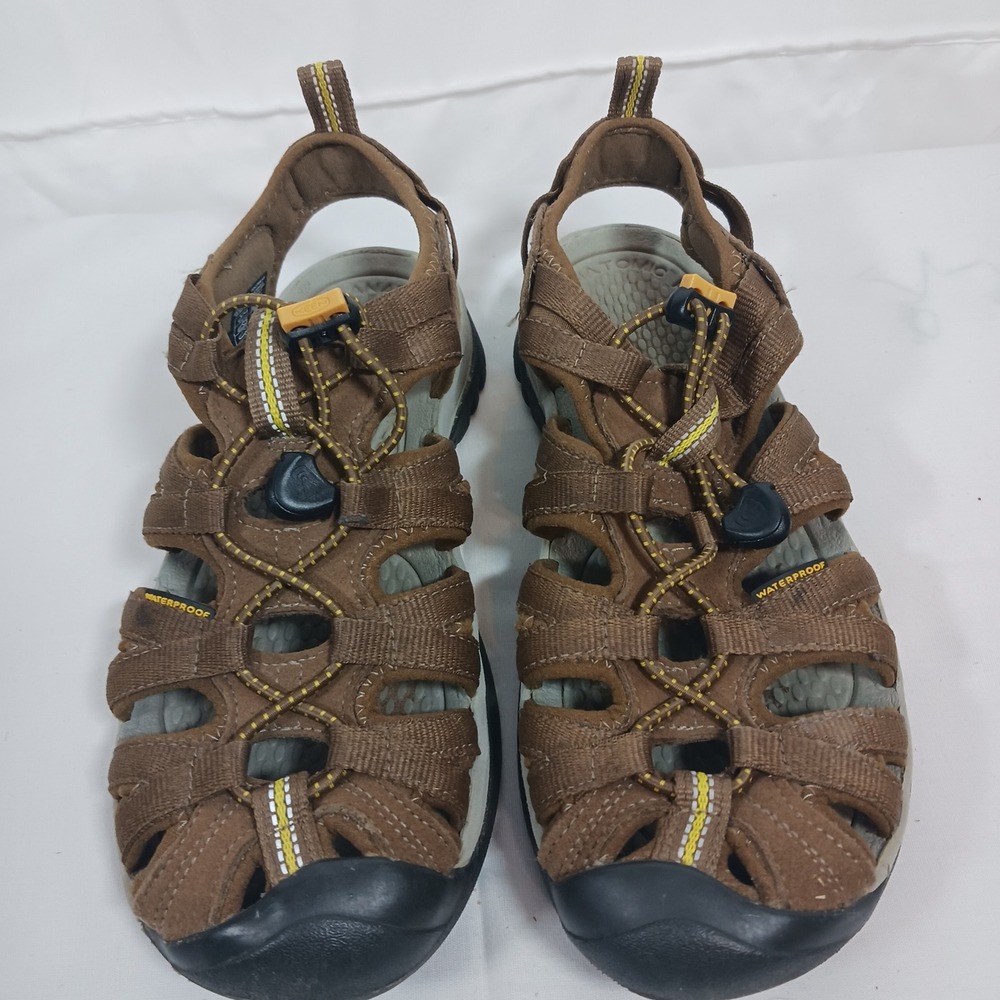 Keen Whisper Sandal Womens 7 Brown Excellent Waterproof Hiking Sport Sandals
